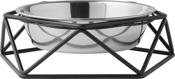 Frisco Elevated Stainless Steel Dog & Cat Bowl with Metal Stand, Medium: 3 cup, 1 count slide 1 of 9