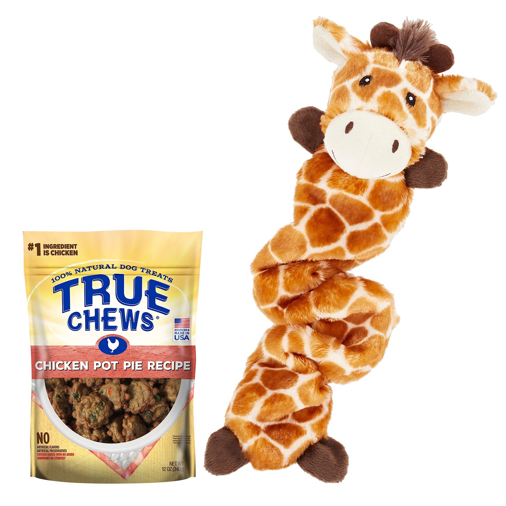 Frisco Football Plush Squeaky Dog Toy