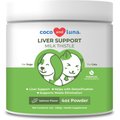Coco and Luna Liver Support Organic Milk Thistle Salmon Flavor Powder Dog & Cat Supplement, 4-oz jar
