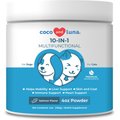 Coco and Luna Multivitamin 10-In-1 Salmon Flavor Powder Dog & Cat Supplement, 4-oz jar