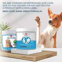 Coco and Luna Multivitamin 10-In-1 Salmon Flavor Powder Dog & Cat Supplement, 4-oz jar slide 2 of 7