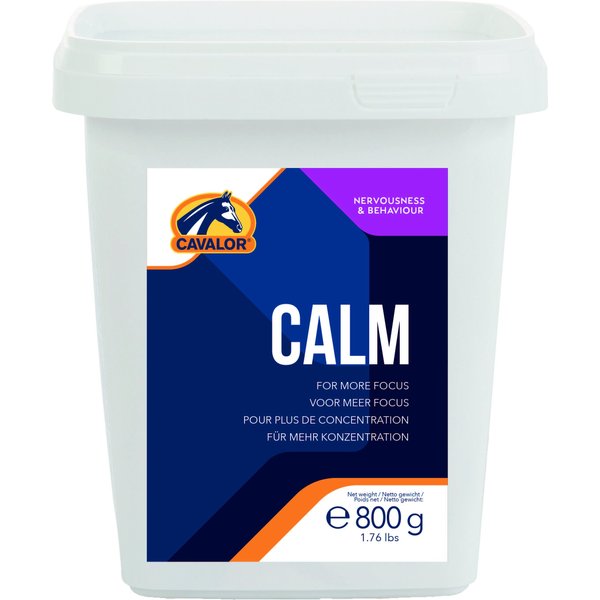 CAVALOR Calm Calming Powder Horse Supplement, 800gram tub