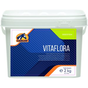 Cavalor Vitaflora Digestive Support Powder Horse Supplement, 4.41-lb tub