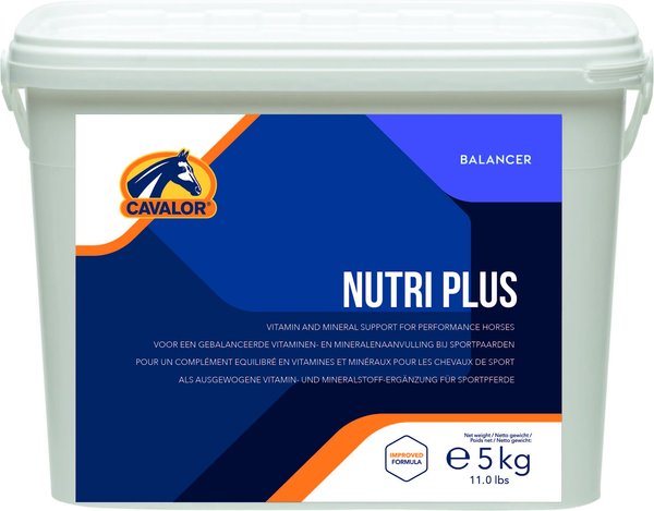 Cavalor Nutri Plus Vitamin & Mineral Pellets Horse Supplement, 11-lb tub slide 1 of 1
