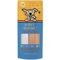 Honey I'm Home! Horn Core Natural Honey Coated Buffalo Chews Grain-Free Dog Treats, 1 count
