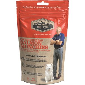 DR. POL Salmon Munchies Grain Free Freeze Dried Raw Dog Treats