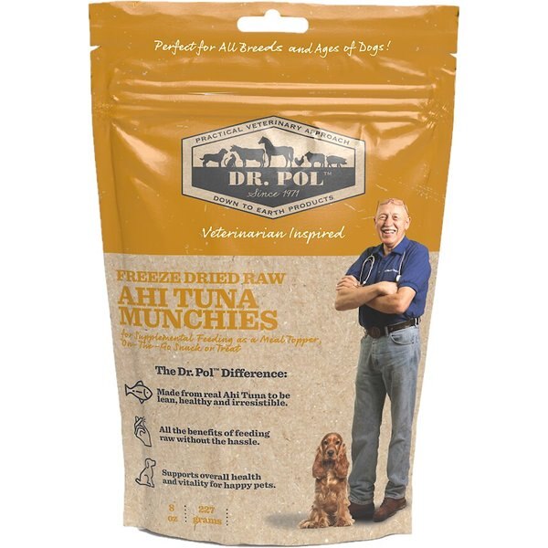 Out of Stock DR. POL Raw Ahi Tuna Munchies GrainFree FreezeDried