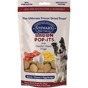 Stewart Pro-Treat Bacon Pop-Its Bacon, Egg & Cheese Recipe Freeze-Dried Dog Treats, 5.8-oz bag