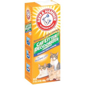 Arm & Hammer Litter Cat Litter Deodorizer Powder, 30-oz box, bundle of 2
