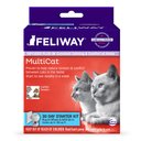 Feliway MultiCat 30 Day Starter Kit Calming Diffuser for Cats, 2 count