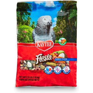 Kaytee Fiesta Variety Mix Parrot Food, 2.5-lb bag, bundle of 2