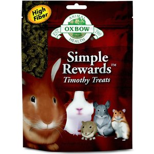 Oxbow Simple Rewards Timothy Small Animal Treats, 1.4-oz bag, bundle of 3