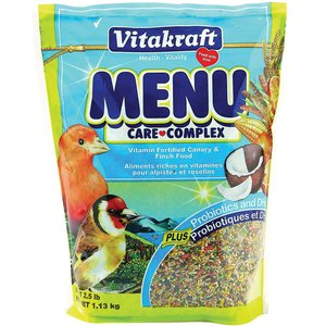 Vitakraft Menu Care Complex Canary & Finch Food, 2.5-lb bag, bundle of 2