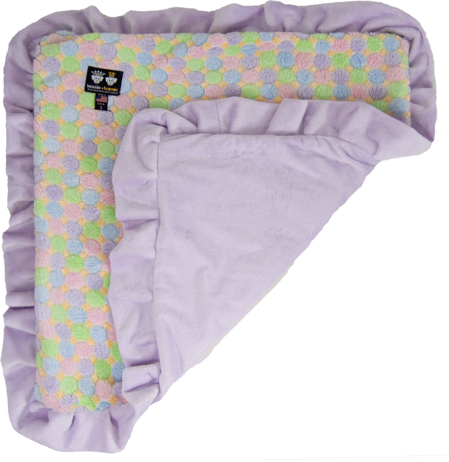 Bessie + Barnie Ultra Plush Faux Fur Reversible Dog & Cat Shag Blanket