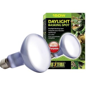 Exo Terra Daylight Basking Reptile Spot Lamp, 150-w bulb