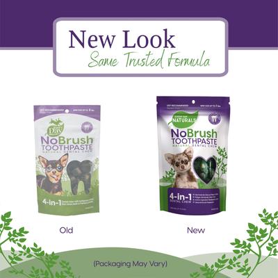 Show full view: Every Day Naturals NoBrush Toothpaste X-Small Dog Treats, 3-oz bag slide 4 of 8