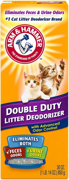 Arm & Hammer Baking Soda Double Duty Cat Litter Deodorizer, 30-oz, bundle of 2 slide 1 of 3