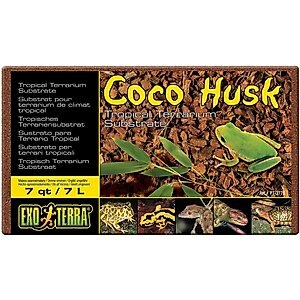 Exo Terra Coco Husk Brick Tropical Terrarium Reptile Substrate, 8-qt, bundle of 3