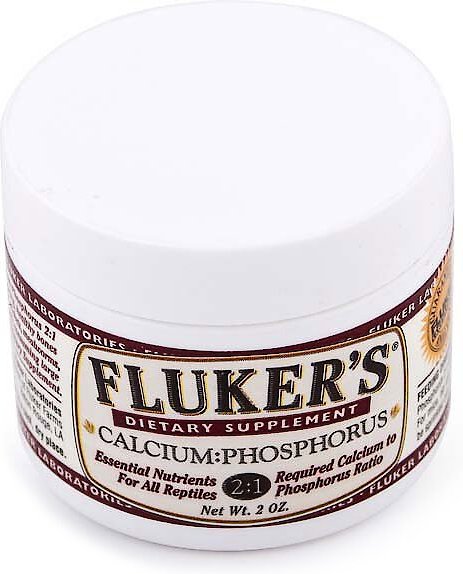 Fluker's Calcium:Phosphorus 2:1 Reptile Supplement, 2-oz jar, bundle of 3 slide 1 of 1