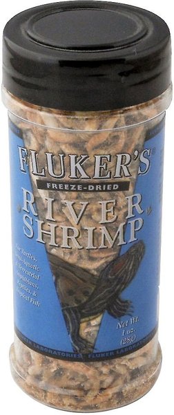Fluker's Freeze-Dried River Shrimp Reptile Treats, 1-oz jar, bundle of 5 slide 1 of 4