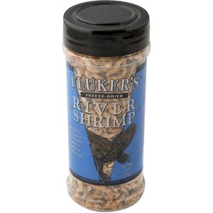 Fluker's Freeze-Dried River Shrimp Reptile Treats, 1-oz jar, bundle of 5