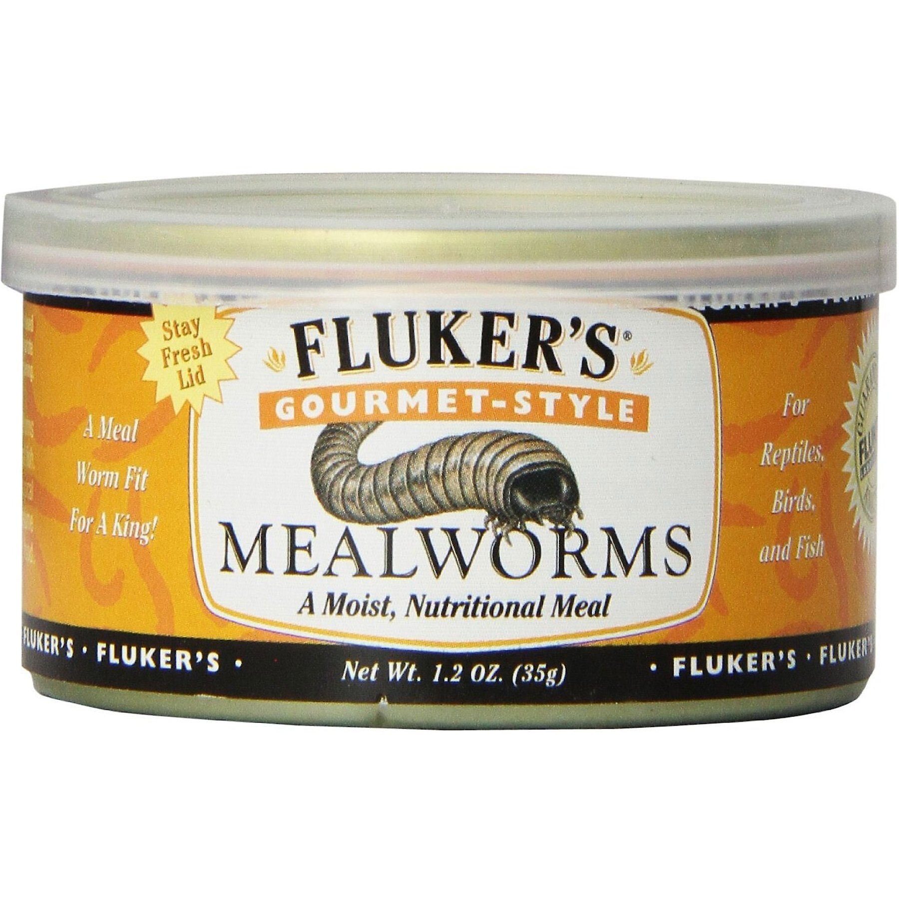 FLUKER S Gourmet Style Mealworms Reptile Food 1.2 oz can bundle of 5 Chewy