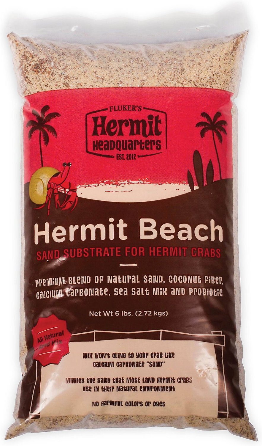 Zoo Med Hermit Crab Calcium Sand Substrate 2 Pounds 