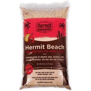 Fluker's Hermit Beach Sand Substrate, 6-lb bag, bundle of 4