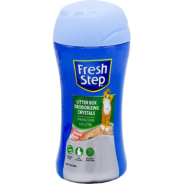 FRESH STEP PRODUCTS Summer Breeze Cat Litter Deodorizing Crystals, 15