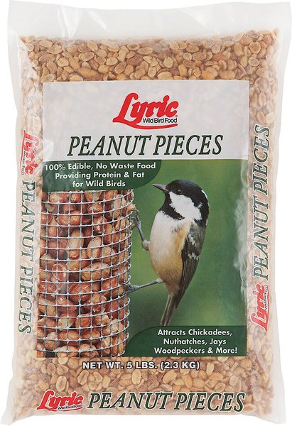 Lyric Peanut Pieces Wild Bird Food, 5-lb bag, bundle of 5 slide 1 of 7