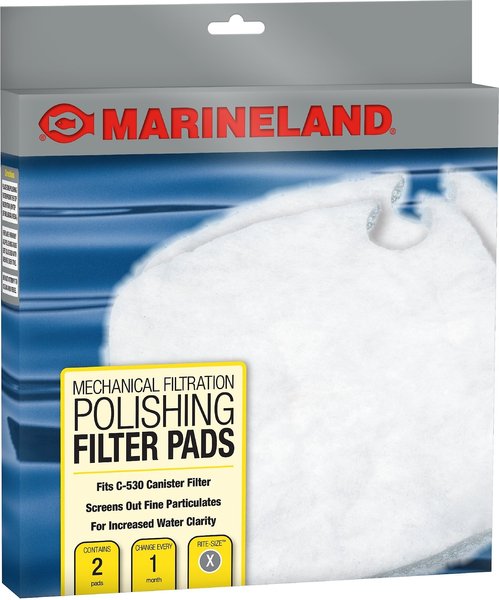 Marineland C-530 Canister Polishing Filter Pads Media, 4 count slide 1 of 6