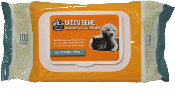 MULTIPET Groom Genie All Purpose Dog Wipes 200 count Chewy