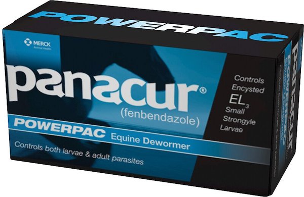 PANACUR Powerpac Equine Paste 10% Horse Dewormer, 10 count - Chewy.com