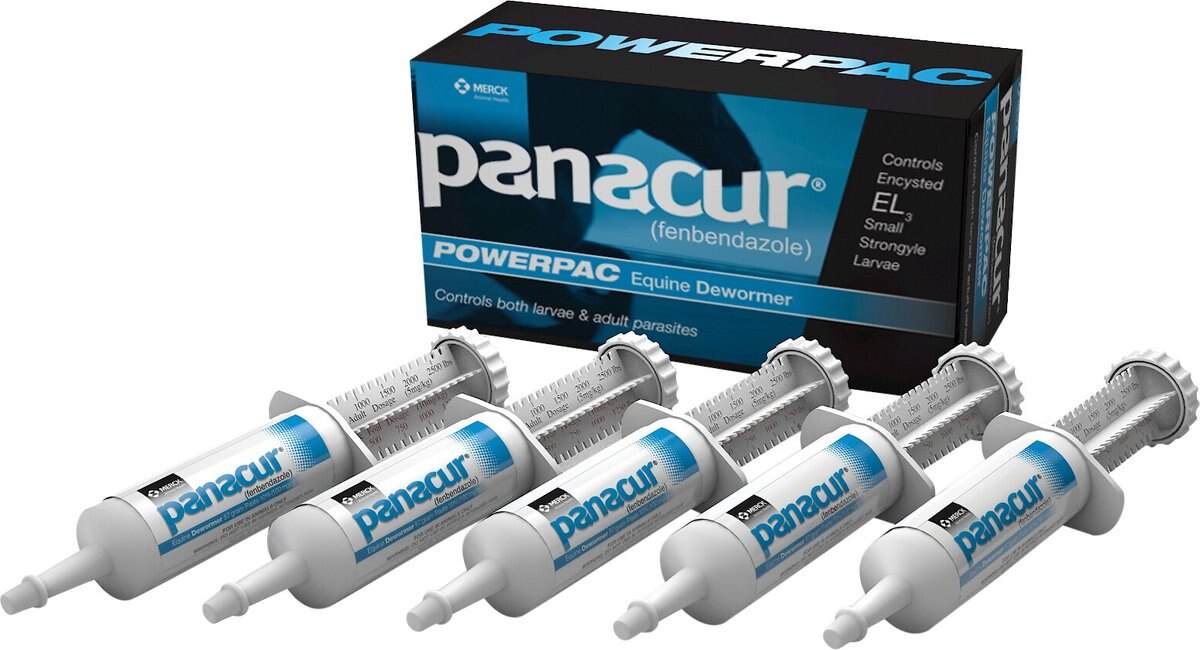 PANACUR Powerpac Equine Paste 10 Horse Dewormer, 10 count
