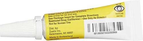 Show full view: Terramycin Ophthalmic Ointment for Dogs, Cats & Horses, 3.5-g, 2 count slide 5 of 6