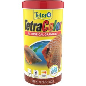 Tetra Color Tropical Granules Fish Food, 10.58-oz jar, bundle of 2