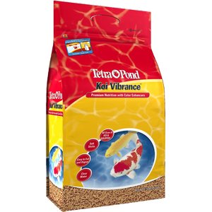 Tetra Pond Koi Vibrance Color Enhancing Sticks Koi & Goldfish Food, 5.18-lb bag, 2 count