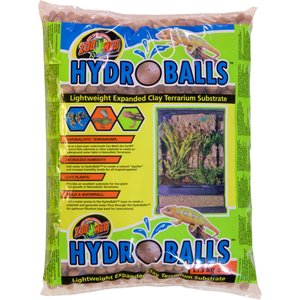 Zoo Med HydroBalls Lightweight Expanded Clay Terrarium Substrate, 2.5-lb, bundle of 3