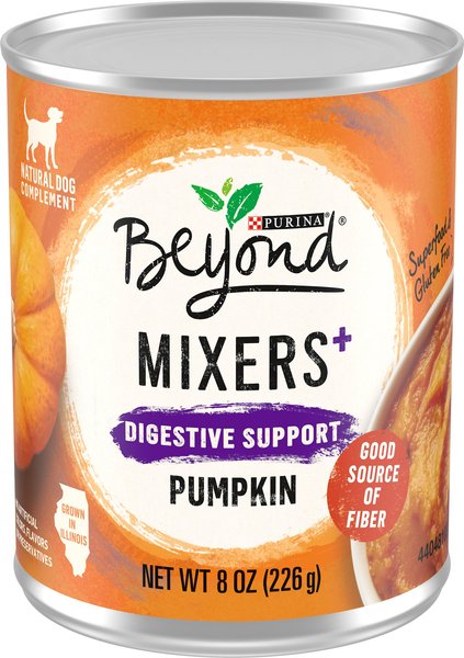 Purina Beyond Mixers Digestive Support Pumpkin Grain Free Limited Ingredient Dog Food Complement 8 oz can case of 12