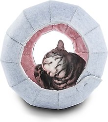 K1 Pet Design Dragon Ball Covered Cat Bed, Pink