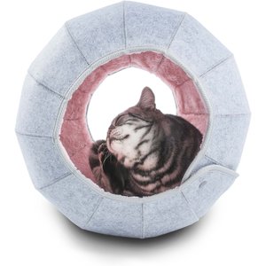 K1 Pet Design Dragon Ball Covered Cat Bed, Pink