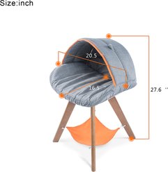 K1 Pet Design CC Elevated Cat Bed, Blue slide 2 of 3