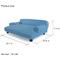 Show in main carousel: K1 Pet Design Wickman Sofa Pet Bed with Removable Cover, Blue slide 2 of 9