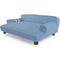 Show in main carousel: K1 Pet Design Wickman Sofa Pet Bed with Removable Cover, Blue slide 7 of 9