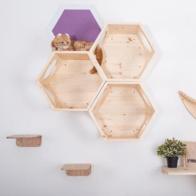 Show full view: MyZoo BusyCat Wall Mounted Cat Shelf slide 7 of 8