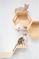 MyZoo Right Higher Wall Mounted Cat Shelves Floating Perch slide 1 of 7