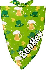Frisco Green Ale Personalized Dog & Cat Bandana, Small