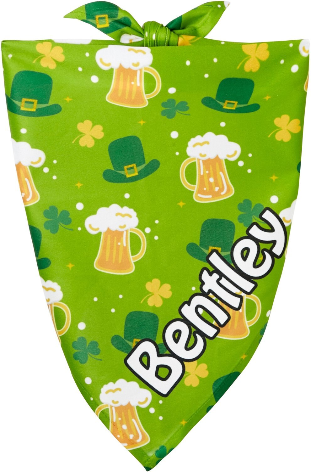 Frisco Green Ale Patterned Dog Leash