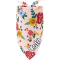 Frisco Floral Personalized Dog & Cat Bandana, Large