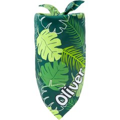 Frisco Tropical Palms Personalized Dog & Cat Bandana, Small